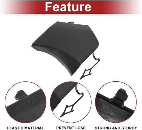 Front Right Car Tow Hook Cover Cap for BMW X3 G01 G08 2018-2020 Hook No.51119477665 No Primer Base Color Plastic 1 Pc in Kuwait