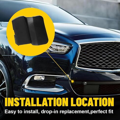 Front Bumper Tow Hook Eye Cover Cap for 2016-2018 Infiniti QX60 622A0-9NC1A in Kuwait