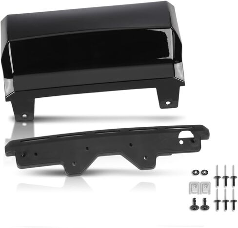 PIT66 Rear Bumper Trailer Hitch Cover Compatible with Chevy Suburban Tahoe 2015 2016 2017 2018 2019 2020 84025053, 23139222, 23139230 Black in Kuwait