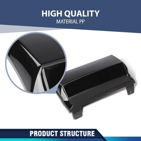 PIT66 Rear Bumper Trailer Hitch Cover Compatible with Chevy Suburban Tahoe 2015 2016 2017 2018 2019 2020 84025053, 23139222, 23139230 Black in Kuwait