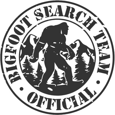 Bigfoot Search Team Official Black Steel Trailer Hitch Cover with UV Epoxy Domed Decal, 10 Gauge Metal Construction in Kuwait