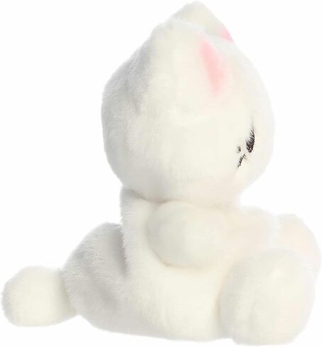 Aurora® Enchanting Tasty Peach® Meowchi Palm Pals™ Stuffed Animal - Bright & Colorful Design for Room Decor - Perfect for Adults, Kids, and Birthdays - Custard 5 Inches in Kuwait