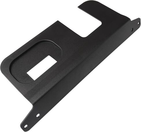 Rear Bumper Cover Panel for 2022-2025 Ford Maverick, Trailer Hitch Wiring Harness Connector Protector with 4/7 Pin Compatibility, Black PP Material, No-Drill Installation in Kuwait