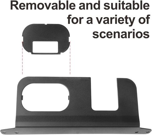 Rear Bumper Cover Panel for 2022-2025 Ford Maverick, Trailer Hitch Wiring Harness Connector Protector with 4/7 Pin Compatibility, Black PP Material, No-Drill Installation in Kuwait
