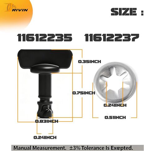 11612235 Zinc Alloy Bolts Replacement for 2015–2024 Yukon Denali Tahoe Traverse Hitch Cover 2PCS,11612237 in Kuwait