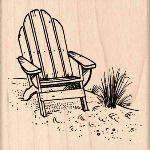 Adirondack Chair Rubber Stamp in Kuwait