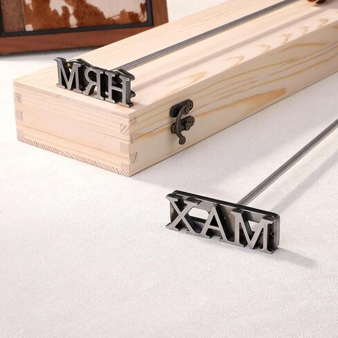 Personalized Wedding Branding Iron, Custom Initials and Date Wood Stamp for Unity Ceremony, Heat Press Tool for Couples & Anniversary Gifts in Saudi Arabia
