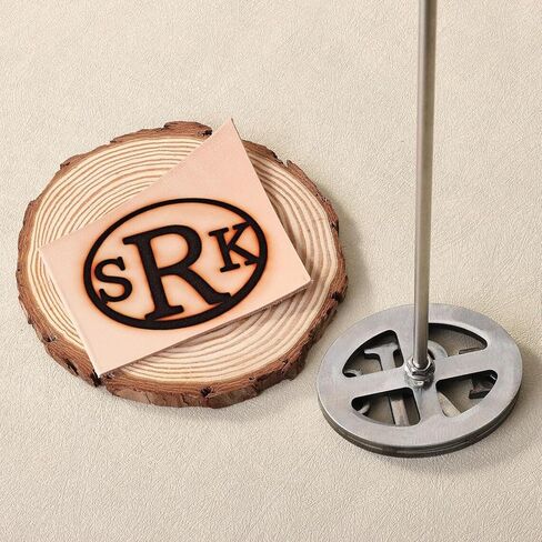 Personalized Wedding Branding Iron, Custom Initials and Date Wood Stamp for Unity Ceremony, Heat Press Tool for Couples & Anniversary Gifts in Saudi Arabia