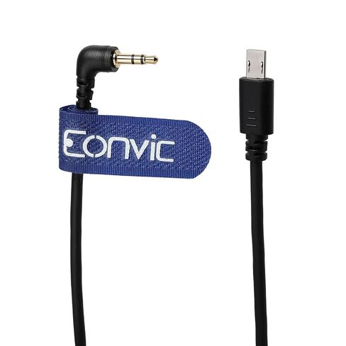 Timecode Cable Right Angle 3.5mm TRS for Deity Tentacle Sync to Multi Micro USB for Sony FX3 FX30 FX3 FX30 Alpha 1 A1 A7S3 (30cm) in Saudi Arabia