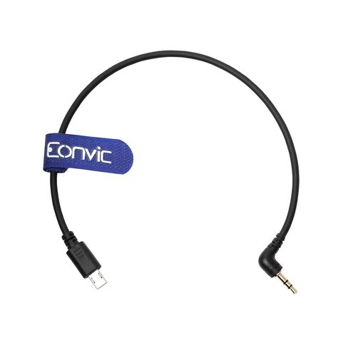 Eonvic Timecode Cable Right Angle 3.5mm TRS for Deity Tentacle Sync to Multi Micro USB for Sony FX3 FX30 FX3 FX30 Alpha 1 A1 A7S3 (50cm) in Saudi Arabia