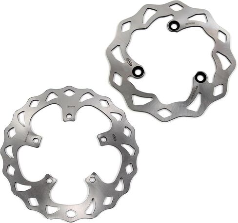 دوارات أقراص الفرامل الأمامية الخلفية من Arashi لـ Kawasaki Ninja 300 EX300 2013-2017 SE 13-16، Z250L ABS 2015-2017، Z300 ABS 2015-2018، ملحقات استبدال الدراجات النارية in Kuwait