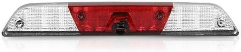 LED Rear Third 3rd Brake Light Compatible with Ford F250 F350 2017-2021 High Mount Stop Light Cargo Lamps with Bulb&Camera Clear&Red in Kuwait