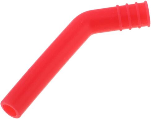 Amagogo RC Exhaust Tube Extension RC Car Accessories Silicone Rubber Pipe Extension CNC Precision Manufacturing Suitable for Model Trucks, Red, as described in Saudi Arabia