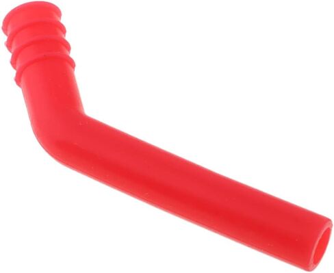 Amagogo RC Exhaust Tube Extension RC Car Accessories Silicone Rubber Pipe Extension CNC Precision Manufacturing Suitable for Model Trucks, Red, as described in Saudi Arabia