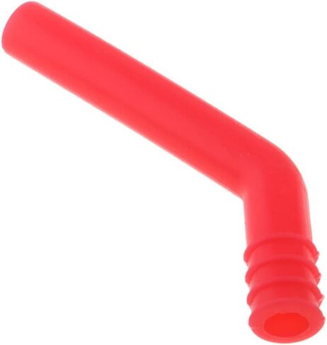 Amagogo RC Exhaust Tube Extension RC Car Accessories Silicone Rubber Pipe Extension CNC Precision Manufacturing Suitable for Model Trucks, Red, as described in Saudi Arabia