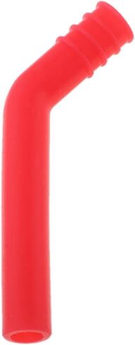 Amagogo RC Exhaust Tube Extension RC Car Accessories Silicone Rubber Pipe Extension CNC Precision Manufacturing Suitable for Model Trucks, Red, as described in Saudi Arabia
