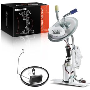 A-Premium Electric Fuel Pump Assembly with Sending Unit Compatible with Ford F150, F-250, F-350, 1987 1988 1989, 4.9L 5.0L 5.8L 7.5L, with Rear Steel Tank, Replace# E7TZ9H307D