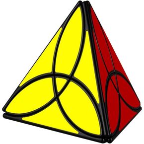 Clover Pyramid Speed Cube Pyraminx Magic Cube Triangle Twisty Cube Puzzle Toys