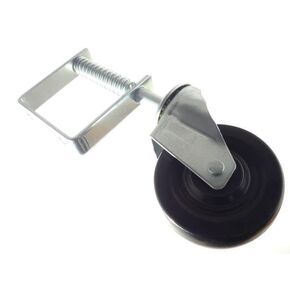 Tech Team #00716 4-Inch Spring Loaded Gate Caster, 125 Pound Capacity, Fence Hardware