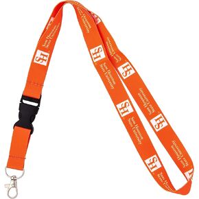 Desert Cactus Sam Houston State University SHSU Bearkats Car Keys ID Badge Holder Lanyard Keychain Detachable Breakaway Snap Buckle (Orange)