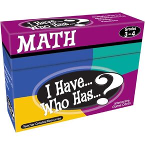 Teacher Created Resources I Have... Who Has...? Math Games Grade 3-4 (7819)