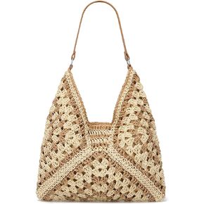 YIKOEE Straw Hobo Bag for Women Woven Beach Tote Bag 2024
