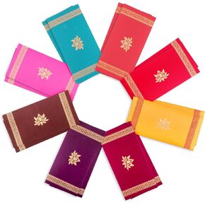Shagun Gift Envelope (Pack of 16) Assorted Color Designs Money Holder Fancy Packet for Christmas Diwali Easter Birthday Wedding Anniversary Promotion Designer Invitation Envelopes