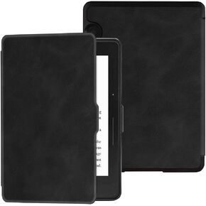 BOZHUORUI Slim Case for Kindle Voyage eReader - Lightweight Premium PU Leather Cover with Auto Sleep/Wake (Bookstore)