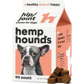 Adaptogenic Joint Supplement for Dogs - Glucosamine Chondroitin for Dogs with Green Lipped Mussels - MSM - 90 Chews - Dog Pain Supplement - Inflammation Relief Chews - Beef Liver Flavor