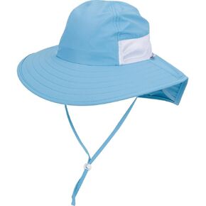SwimZip Kids UPF 50+ Sun Protection Sun Hat with Wide Brim Front & Ear/Neck Flap