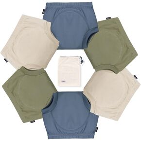 EZ Moms 6 Packs Toddler Potty Training Underwear Absorbent Training Pants Toilet Training Pants 2T-7T
