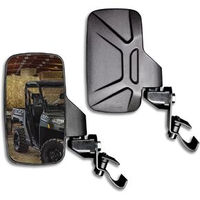 Ranger Side Mirror, 2023 New UTV Side Mirrors,Especially Improved The Length of The Right Fixture, So That it Does not Block The Line of Sight, Compatible With Polaris Ranger General, Can-Am Defender
