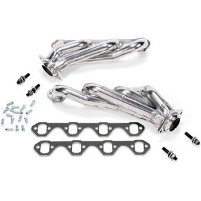 BBK 15150 1-5/8" Shorty Tuned Length Performance Exhaust Headers for Ford Mustang 5.0L - Polished Silver Ceramic Finish