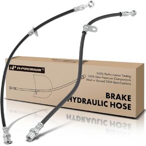 A-Premium Front Driver and Passenger Brake Hydraulic Hose Compatible with Subaru Models - Forester 2009-2016, Crosstrek 2016, XV Crosstrek 2013-2015 - Replace# 26540SC012(Pack of 2)
