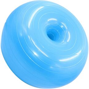 Mini Donuts Balance Exercise Ball Yoga Stability Small Fitness Doughnuts Yoga Exercise Explosion-Proof Ball PVC Ball Balance Ball Fitness Ball Yoga Auxiliary Ball Flexible Barre