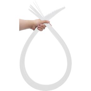 Extra Long Zip Ties Heavy Duty Outdoor, Premium White Large Zip Ties 48 inch Cable Ties with 175 Pounds Tensile Strength, 12 PCS