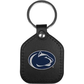 Siskiyou NCAA unisex-adult Leather Square Key Chains