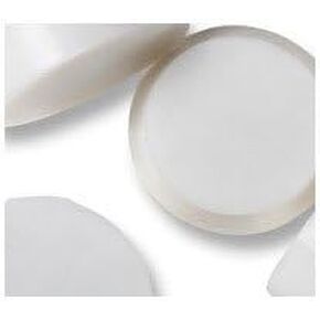 #8 White Silicone Rubber Stoppers, Rubber Plugs, Tapered, Industrial Grade (Qty 25)