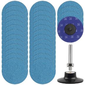 3" 80 Grit Die Grinder Sanding Disc, 30 Pack Abrasive Wheels & Discs Aluminum Oxide Coated Cut Grinding Disc Set, for Surface Preparation/Conditioning.