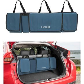 Car Organizer,Trunk Organizer for SUV,Car Trunk Organizer and Storage,Interior Car Accessories Backseat Hanging Organizer with 4 Large Pockets,Waterproof Storage Bag for Car (Army Green)