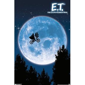 Trends International 24X36 E.T. The Extra-Terrestrial-One Sheet Wall Poster, 24" x 36", Unframed Version, Bedroom