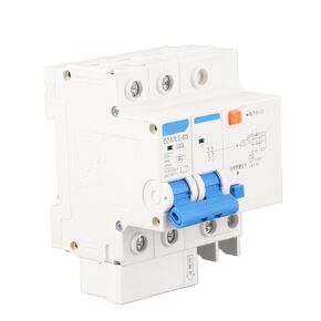 DZ47LE-63 Current Circuit Breaker 2P+N C63 RCCB 230V 63A 30mA Leakage Overload Short Circuit Protection