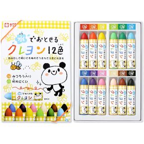 Sakura Crepas WYL12 Waterborne Crayons, 12 Colors