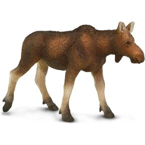 Safari Ltd. Cow Moose Figurine - Detailed 4.5" Plastic Model Figure - Fun Educational Play Toy for Boys, Girls & Kids Ages 1+