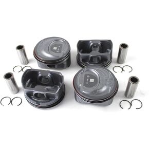 PANGOLIN 23040-2G500 23410-2G500 Engine Piston & Rings Set for 2011 2012 2013 Sonata Kia Sorento Optima 2.4L 2359CC L4 DOHC Aftermarket Parts, Replace OE 230402G500 234102G500