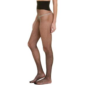 commando Everyday Crochet Fishnet Tights HNT04 Black MD