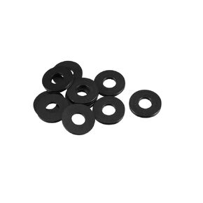 uxcell Rubber Flat Washers 35mm OD 24mm ID 3mm Thickness for Faucet Pipe Water Hose, Pack of 10