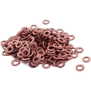 uxcell® 250pcs M3 Flat Insulating Fiber Washer 3mmx6mmx0.5mm for Motherboard