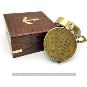 Be Strong and Courageous, Do Not Be Afraid Engraved Compass, Joshua 1 9 Engraved Gifts, Confirmation Gift Ideas, Baptism Gifts, Missionary Gifts, Birthday Gifts