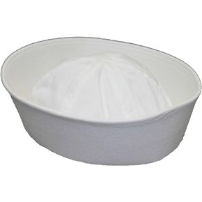 GI White Military US Navy Cotton GOB Sailor Hat